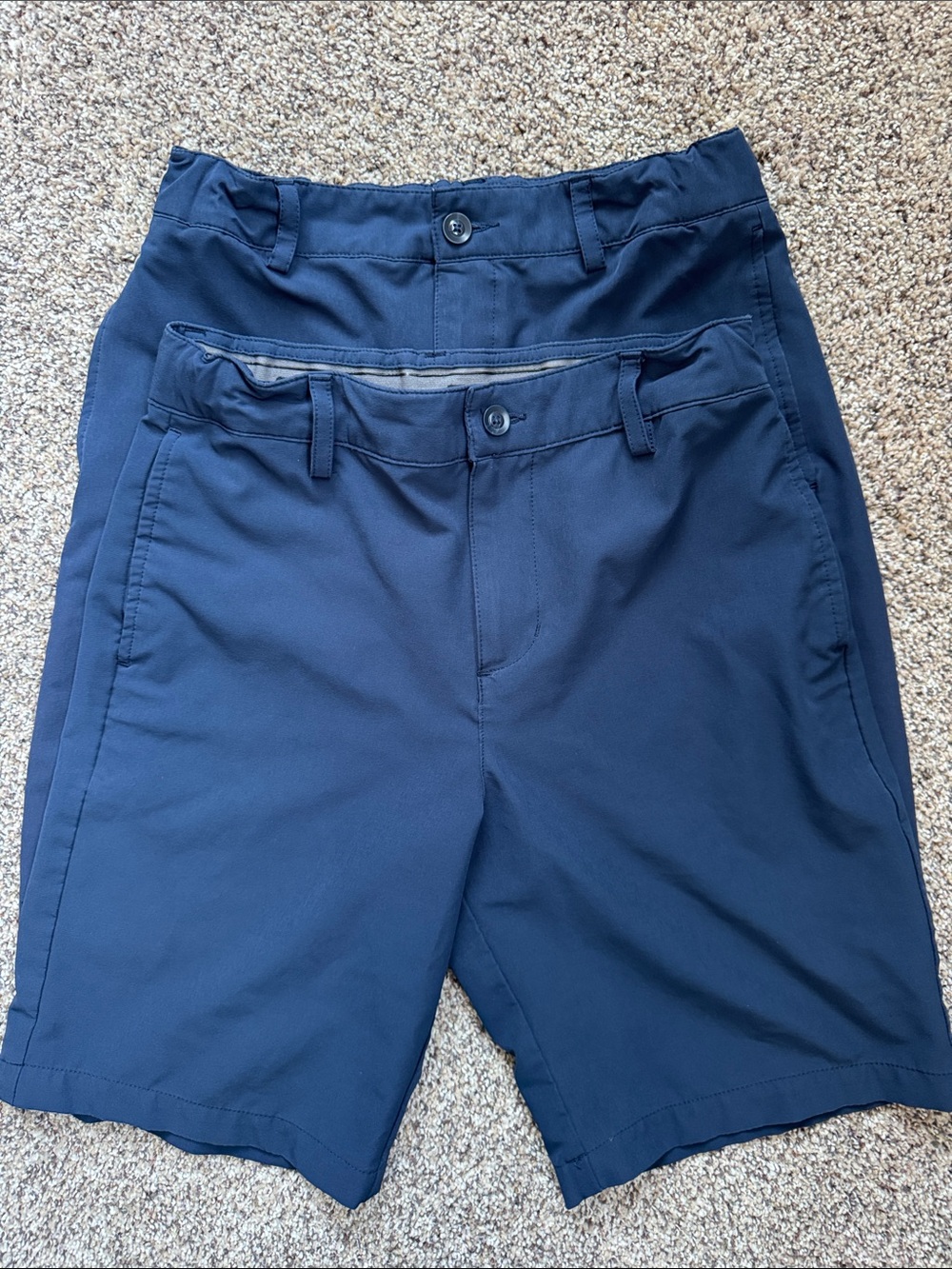 Slazenger Boys Navy Flat Front Shorts